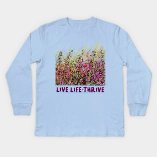 Meadow Flowers Kids Long Sleeve T-Shirt